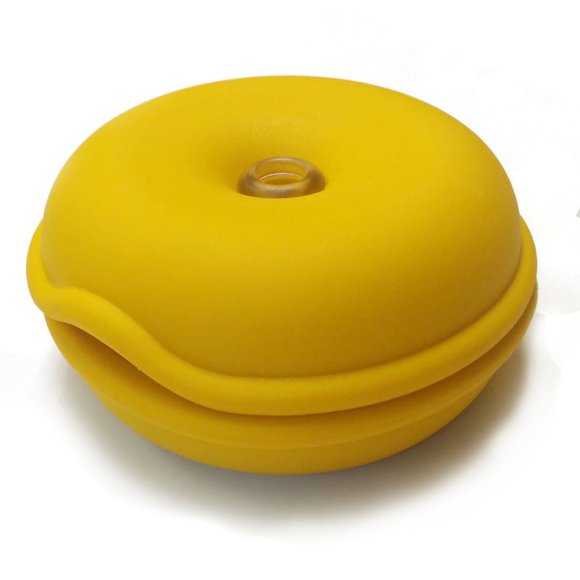 Organizador de Cables Mini Tortuga Electriduct 4 cm Amarillo Oscuro - Pack de 10