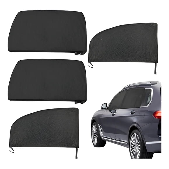 4u Malla Tapa Sol Para Auto Protector De Ventana Mosquitero