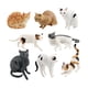 thumbnail image 5 of Juego De 8 Figuras De Gatos, Juguetes Educativos Para Gatitos Para Dormitorio, Oficina, Inauguración De La Casa, 5 of 5