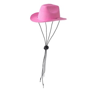 Ioensy - Cute Pets Hat Headwear Tela No Tejida Suave Para Fiesta Con Holiday Pink