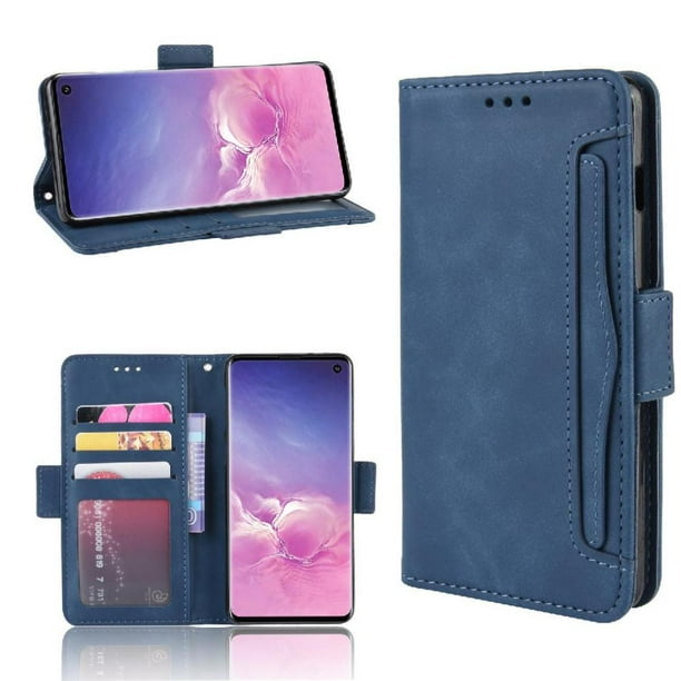Funda Tipo Billetera FOXDOCK para Samsung Galaxy S10 – Tapa Flip con Tarjetero