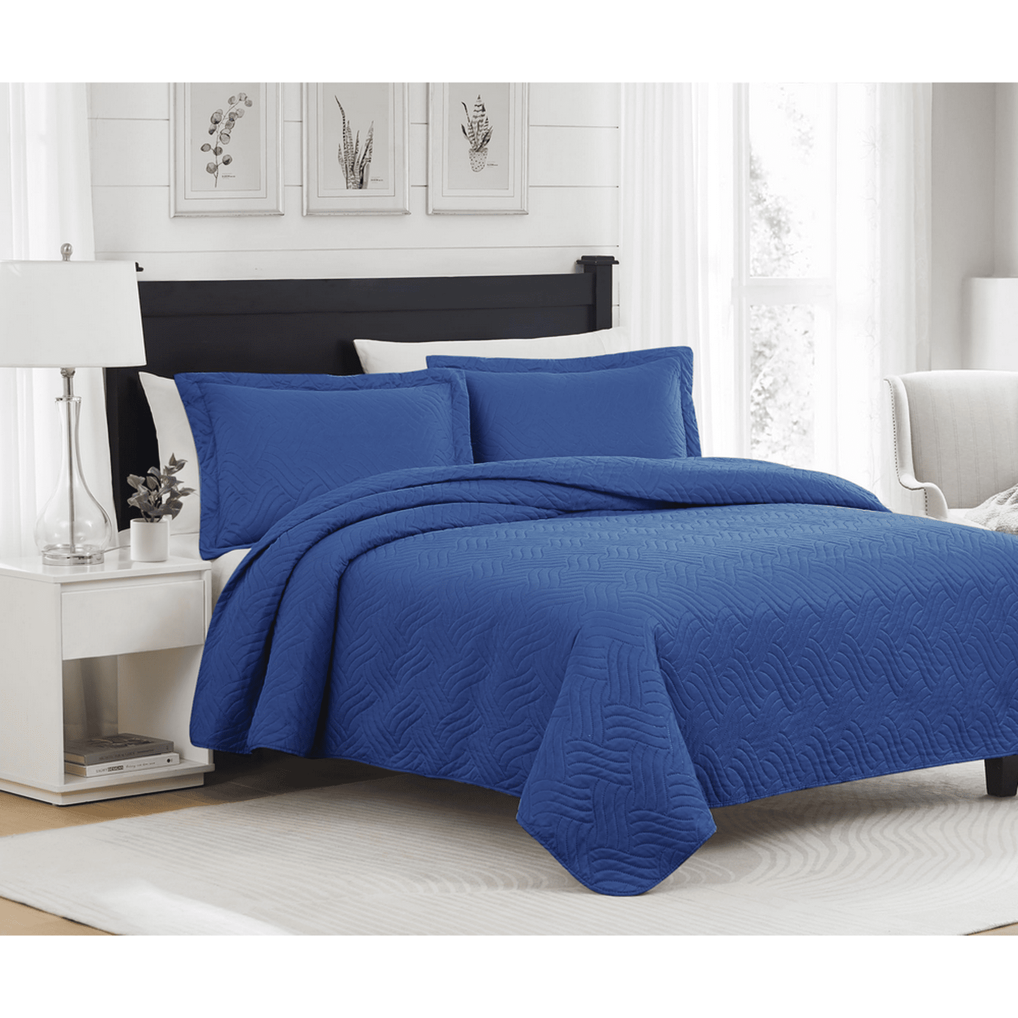 Genérico - Cubrecama Quilt Verano 1.5 Plazas Lisos