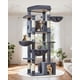thumbnail image 1 of Árbol para gatos Taoqimiao F20G XXL de 182 cm con 2 casas y hamaca, 1 of 9