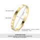 thumbnail image 2 of Pulsera YCSLYW de acero inoxidable con cristal de circonio para mujer, 2 of 7
