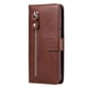 thumbnail image 1 of Funda con Cremallera para Samsung Galaxy S21 Plus 5G, Carcasa Cartera de Cuero PU con Soporte y Tarjetero, 1 of 6