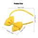 thumbnail image 2 of Diadema con Lazo de Moda Linda de Poliéster para Adolescentes 5.9x4.4 Pulgadas Amarillo de Unique Bargains, 2 of 7