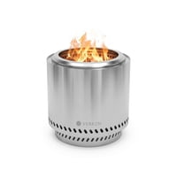 Verken - Brasero Sin Humo Brann Acero Inoxidable 304 L + Acc / 50 Cm - Plateado