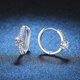 thumbnail image 4 of Aros de Moissanita para Mujer 1cttw Color D Claridad VVS1 Aretes de Diamante Aretes de Moissanita de Plata Esterlina 925 para Mujer con Certificado, 4 of 8