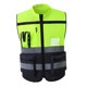 thumbnail image 3 of Chaleco reflectante de seguridad sin mangas chaleco con cremallera amarillo F, 3 of 5