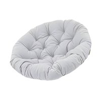 Ioensy - Cojín Para Silla Colgante Tipo Huevo, Grueso, Redondo, Versátil Y Práctico, Color Gris