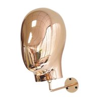 Magideal - Soporte De Pared Para Sombrero, Soporte De Almacenamiento Decorativo De Metal, Estilo Vintage, Cabeza De Maniquí, Soporte De Exhibición Para Tienda En