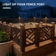 thumbnail image 2 of Luces Solares Para Postes Paquete De 12 Impermeables Blanco Cálido, 2 of 7