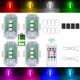 thumbnail image 1 of Luces estroboscópicas LED inalámbricas ABYRKVE de 350 mAh, recargables por USB, 1 of 7