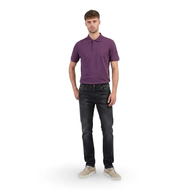 Jeans Hombre Straight Black Grey Embosse Bolsillo Ellus