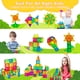 thumbnail image 3 of Juego de bloques de construcción Cossy, 120 piezas, azulejos magnéticos para niños de más de 3 años, 3 of 7