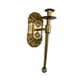 thumbnail image 1 of Candelabro De Pared De Hierro Para Colgar En La Pared, Candelabro Decorativo Para Chimenea, 17 X 32 Cm, Para 1 Vela, 1 of 5