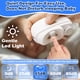 thumbnail image 3 of Clippers de uñas eléctricas actualizado 2 en 1 automático con pulido, almacenamiento de polvo y led luz, automático archivo de uñas eléctrico y recortadora para las mujeres niños ancianos be, 3 of 3