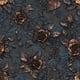 thumbnail image 1 of Papel tapiz LaiTique Baroque Rose, floral gótico en bronce, 45 cm x 3 m, 1 of 9