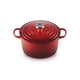 thumbnail image 1 of Horno holandés Le Creuset de hierro fundido esmaltado Signature, 6.5 L, color cereza, 1 of 5