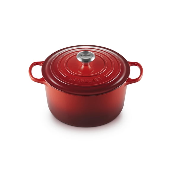 Horno holandés Le Creuset de hierro fundido esmaltado Signature, 6.5 L, color cereza