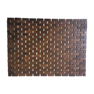 Bothyi - Alfombrilla De Baño Alfombrilla De Baño Antideslizante Alfombrilla De Piso Ducha De Madera De Bambú Spa Alfombra De Piso Para El Hogar Marrón