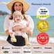 thumbnail image 4 of Portabebés Momcozy con asiento de cadera ajustable y cintura negra, 4 of 9