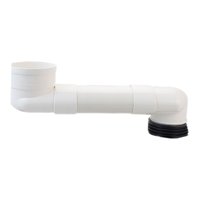 Bothyi - Tubo De Drenaje De Extensión De Brida De Inodoro Compensado Para Sistemas De Drenaje De Plomería 40Cm