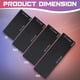thumbnail image 2 of Alfombrilla de ratón ICONIC-PRO PC GEAR 137x58 cm negra 4 mm, 2 of 8