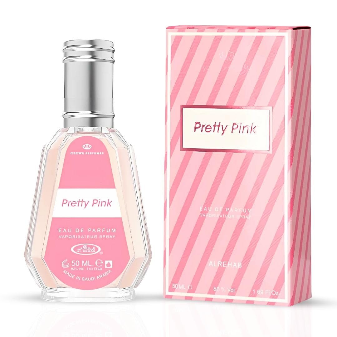 Perfume Pretty Pink De Perfume Al-rehab, 50 Ml, Para Mujer