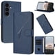 thumbnail image 1 of Funda Cartera Fibra de Carbono para Samsung Galaxy S25 FE con Soporte y Cierre Magnético Azul, 1 of 6