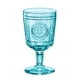 thumbnail image 1 of Juego de 4 Copas Barrocas Azul Claro 320cc - Vidrio de Italia, 1 of 2