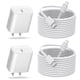 thumbnail image 1 of Cargador para iPhone Articona, paquete de 2, 20 W PD USB-C + cable de 3 m, 1 of 7