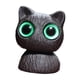 thumbnail image 4 of Estatua De Gato En Miniatura, Figura Artística, Mascota De Té Para Estantería De Sala De Estar, Salón De Té, Ojos Verdes, 4 of 5