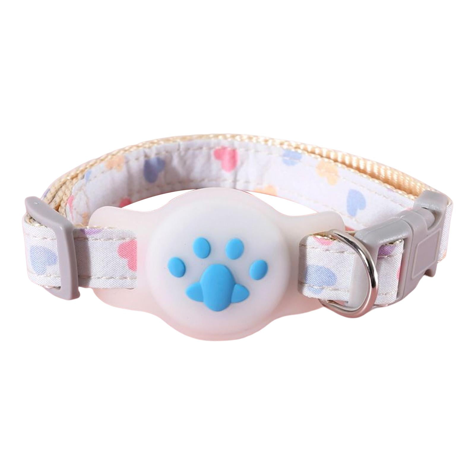 Ioensy - Collar De Gato Localizador De Perros Rastreador Soporte Protector Rastreador De Perros Estuche Protector Azul Luminoso