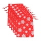 thumbnail image 3 of 6 Bolsas De Regalo Navideñas De Arpillera Con Cordón, 14 X 10 Cm, Lavables, Color Rojo, 3 of 5