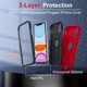 thumbnail image 3 of Funda para Celular Grifobes iPhone 11 XR 6.1" Rojo Negro, 3 of 8