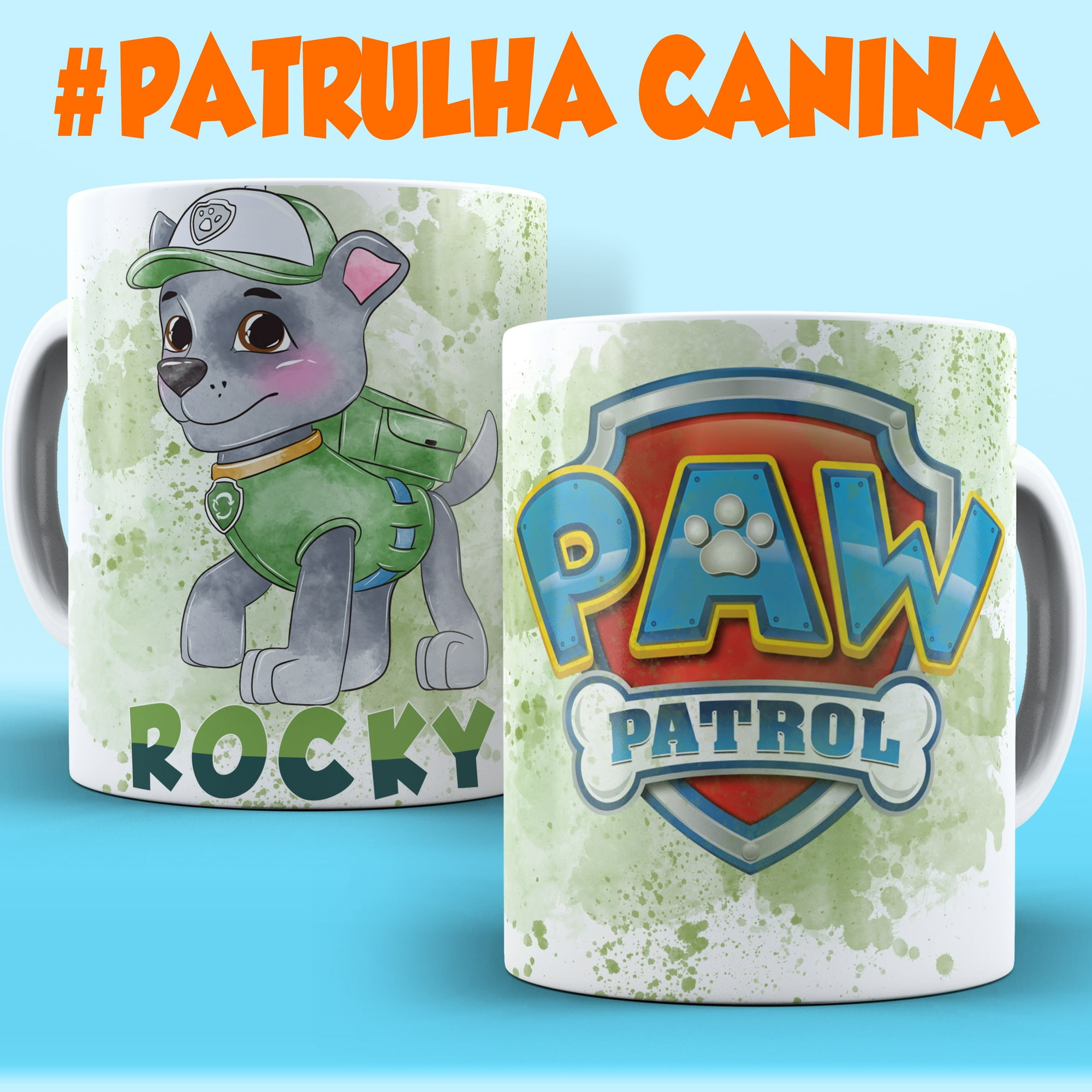 Arumistorechile - Tazon Taza Colección Paw Patrol Rocky