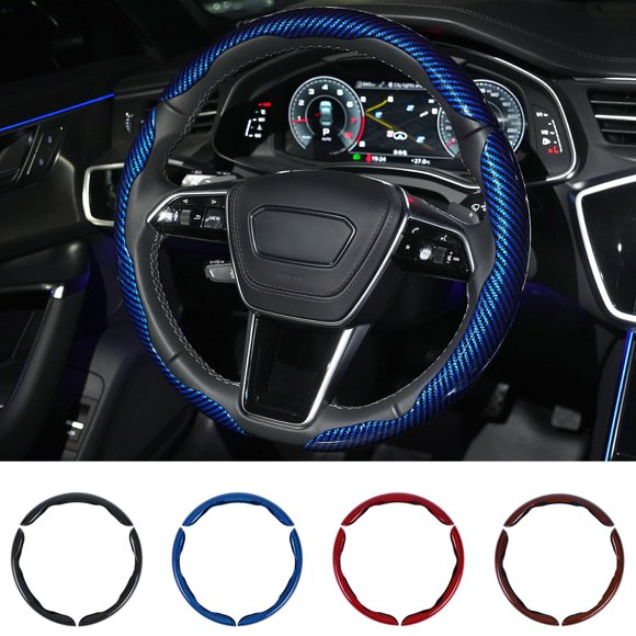 Cubierta para volante Hiseanllo 3 uds 38‑41 cm azul