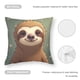 thumbnail image 5 of Funda de Almohada de Terciopelo Desmarcar Perezoso 66x66 cm, 5 of 6