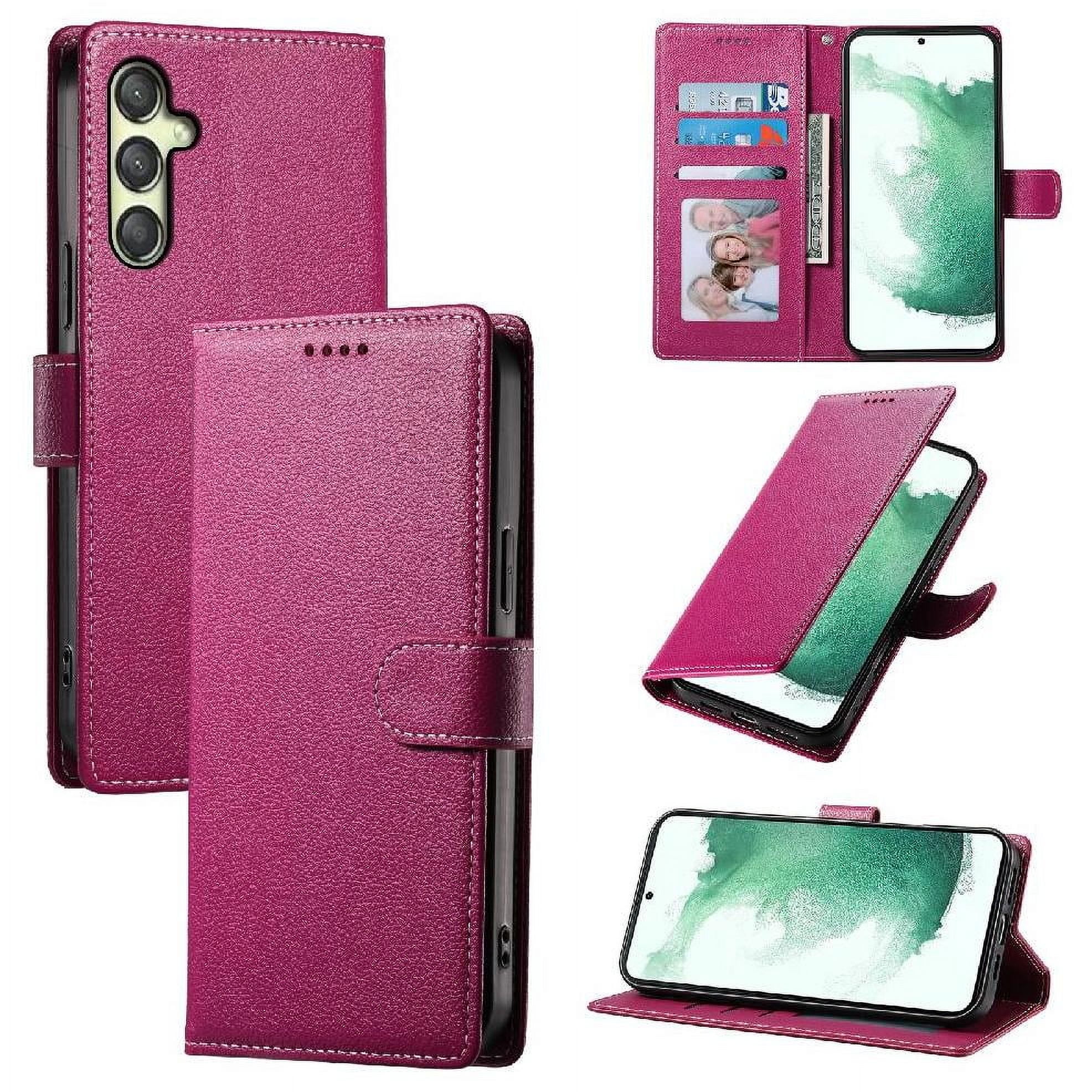 Funda Para Foxdock Samsung Galaxy A25 5g– Cuero Premium, 3 Ranuras Para Tarjetas, Protección Contra Impactos