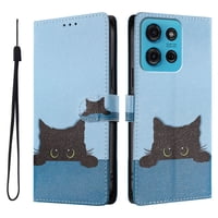 Foxdock Funda Tipo Cartera Para Motorola Moto G75 Con Soporte Y Correa – Diseño De Patrones Lindos