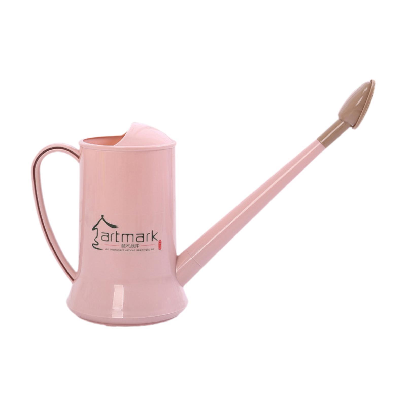 Ioensy - Regadera De 2 Litros, Aspersor De Agua Ligero Y Versátil Para Césped, Oficina, Jardín, Rosa