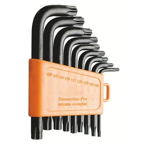 Juego De Llaves Allen Trafix 9 Piezas Tramontina Pro Naranja Claro