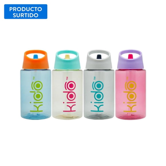 Botella tritan kido 300ML Polipropileno color surtido 1 Pieza