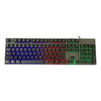 Genérico - Teclado Gamer Gtc Cbg-009 Semi Mecánico Rgb Negro