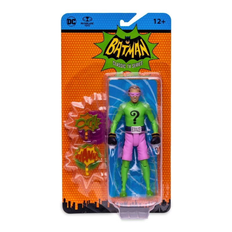 Dc Comic - Figura De Acción Dc Mcfarlane Batman 66 Riddler Boxing.