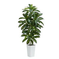 Árbol De Dracaena Artificial Tnggnt, Yuca Tropical De Seda Sintética De 6 Pies