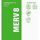 thumbnail image 5 of Filtro De Aire Merv 8 14x14x1 6 Unidades Para Hvac, 5 of 5