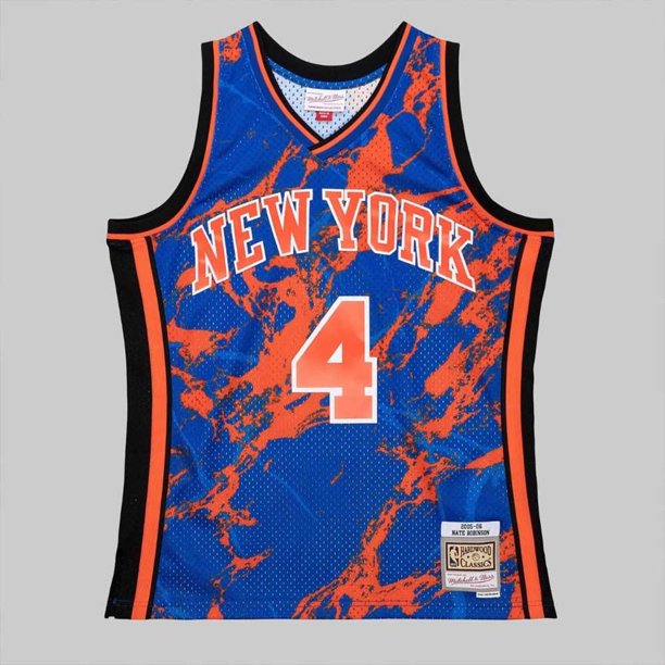 Camiseta Mitchell and Ness NBA NY Knicks Nate Robinson 4 Marble
