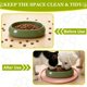 thumbnail image 5 of Uxcell Alfombrilla para Comida de Gato, Alfombrilla de Alimentación para Mascotas de Silicona Antideslizante Redonda Impermeable de 7x7 Pulgadas, 5 of 7